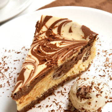Chocolate Swirl Cheesecake
